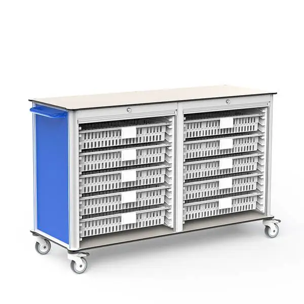 治疗操作台 FG-PW-C609002L 医用操作台 卷帘门篮筐护理柜厂家