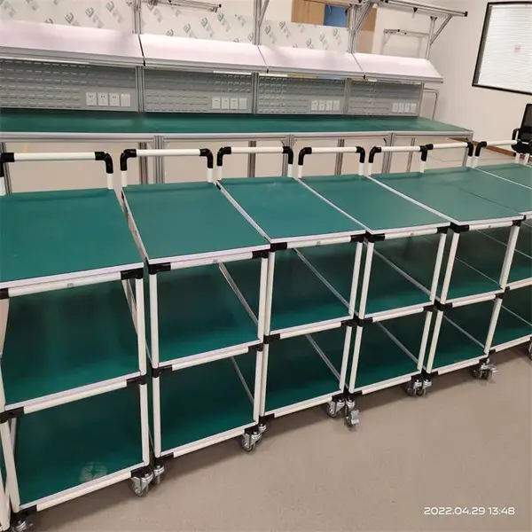 金龙恒晟工作台 车间用流水线工作台 线棒货架铝制品架子