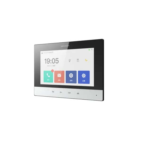 海康 DS-KH6220-C1/PRO 7英寸全数字触摸按键室内机