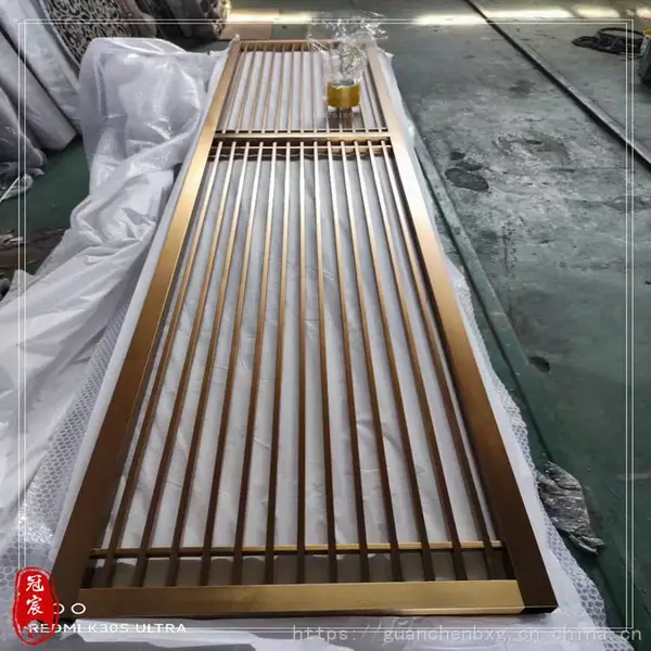 简约现代办公室网红进门玄关柜 浪漫满屋新中式屏风隔断置物架