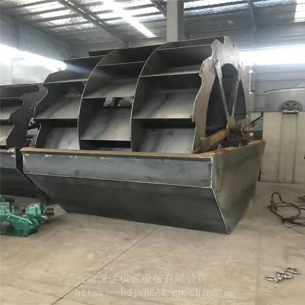 汉达机械大型水洗轮洗沙机 轮式洗砂脱水细砂回收一体机