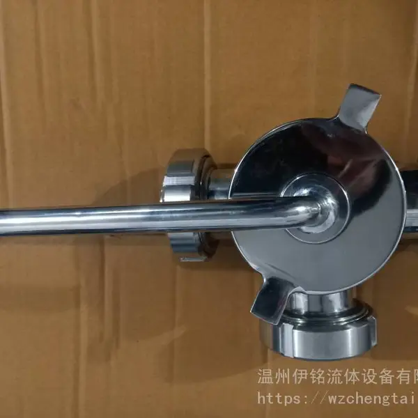 卫生级旋塞阀 三通螺纹活接旋塞阀304 316L食品级旋塞阀