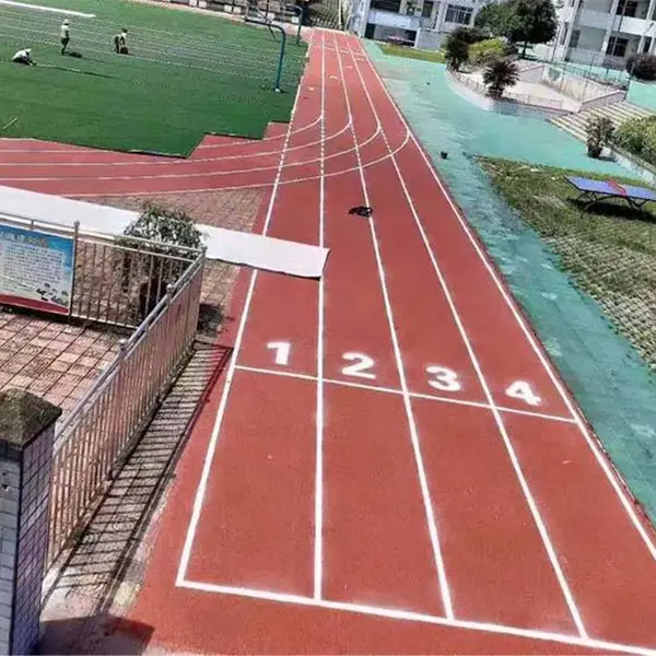 郑州塑胶运动场地 塑胶跑道铺装 户外运动地面 小区塑胶面层