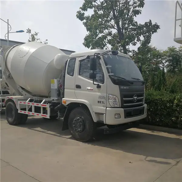 新款国六水泥搅拌运输车 2方混凝土搅拌车 2方自上料搅拌罐车 质量保证