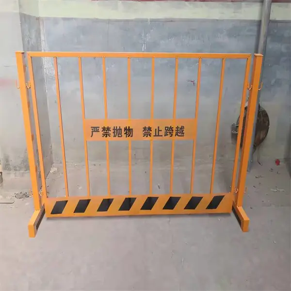 基坑临边护栏围护 建筑工地网片式基坑护栏围挡 建筑基坑临边防护
