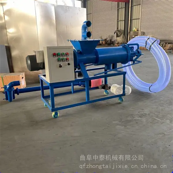 自助上料固液分离机 肉牛场粪便过滤设备 养殖场粪污处理器