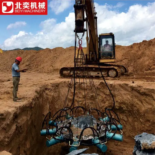 北奕机械破桩设备 破桩机械液压原理
