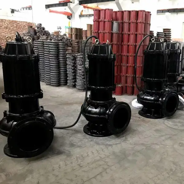 WQ大功率无堵塞排污泵自动搅匀潜污泵工地大口径不锈钢污水提升泵