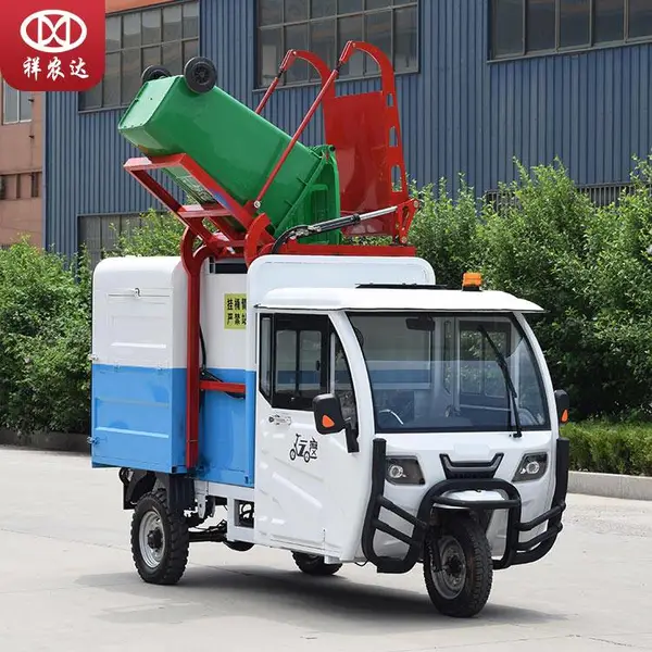 郑州垃圾车-济宁祥农-挂桶式垃圾车