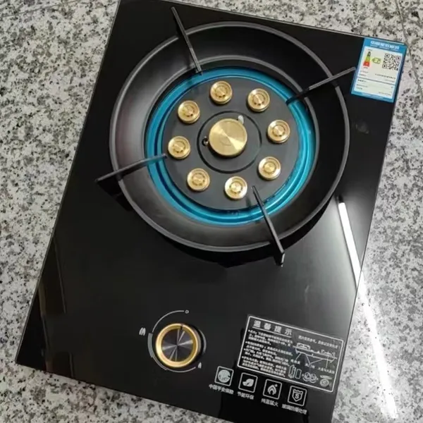 焰博士燃气灶 B009 4.8KW 能效 四耳聚能盘 BQ 款哑光炉架