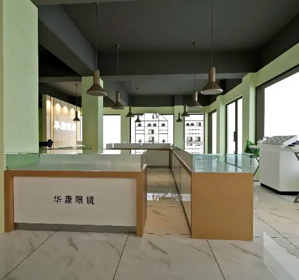 北京延庆时尚自选眼镜店展柜设计装修