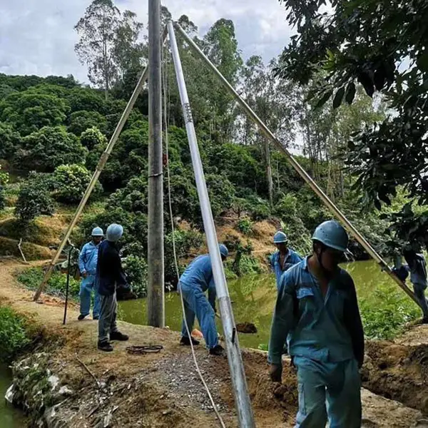 三角形立杆机生产厂家分体式立杆机铝合金三角拔杆