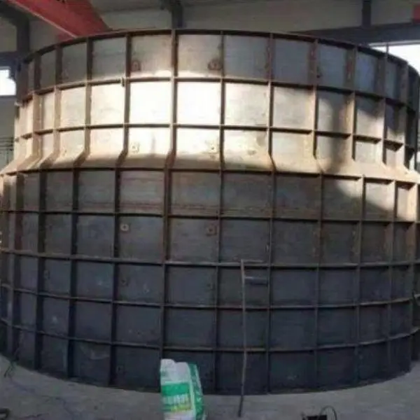 风机底座钢模板 进程条件 水泥风电基础模具 鑫鑫弧形基础模板