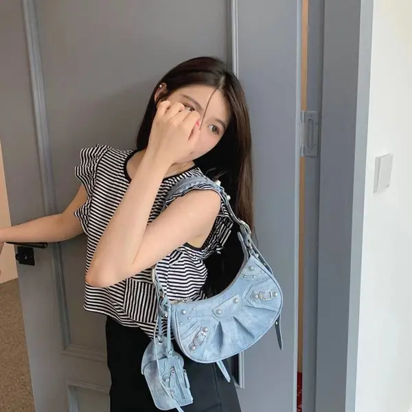 新款B家Le Cagole机车包三合一