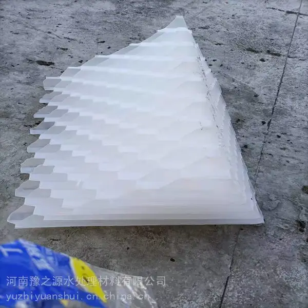 净水填料pp50mm蜂窝斜管加速沉淀 六角FRP斜管 不漂浮