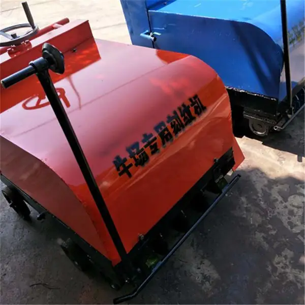 牛场刻纹机 SY-600牧场地面防滑开槽机,手推混凝土刻纹机