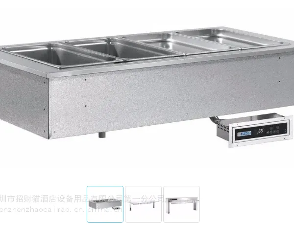 意大利Afinox SL-RED Plus 系列嵌入式热保温陈列柜 自助餐厅食物展示柜