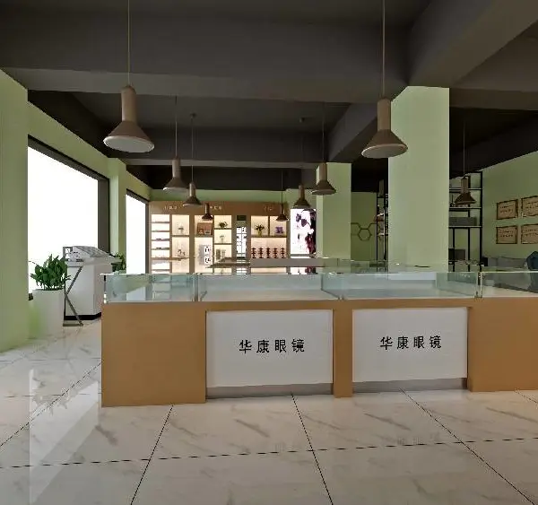 江西赣州时尚自选眼镜店展柜设计装修