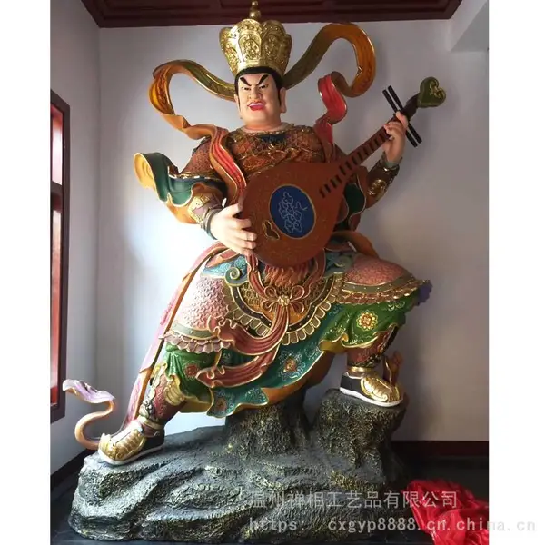 江苏佛教护法四大天王佛像 天王殿风调雨顺四大天王雕塑