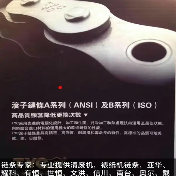 TYC石化工链条链 双节距链条 无缝布司链条 TYC工业链条 模切机链条