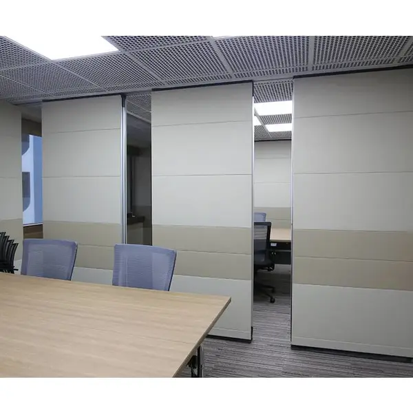 厂家包安装餐厅包间折叠隔断门福田活动隔板内置伸缩系统