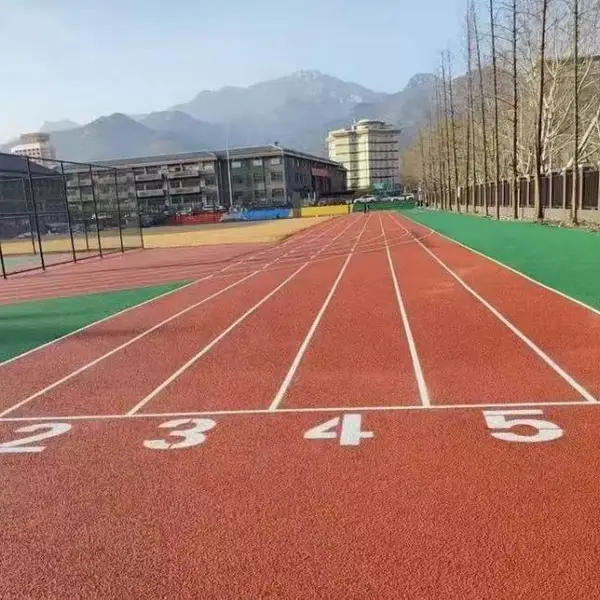 奥人体育北京塑胶跑道 各种运动场地施工 学校操场制做 耐磨减震