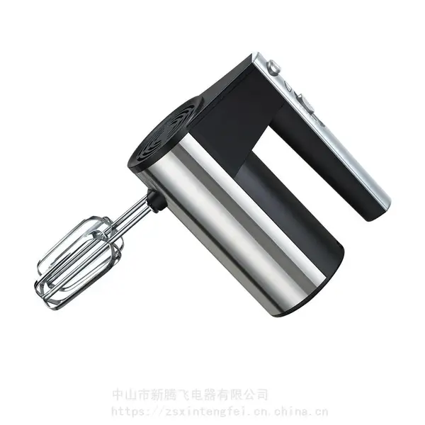 中山市新腾飞电器品牌 503型号 出口内销不锈钢5速电动打蛋器,打泡机,奶油打发器,和面机,烘培器