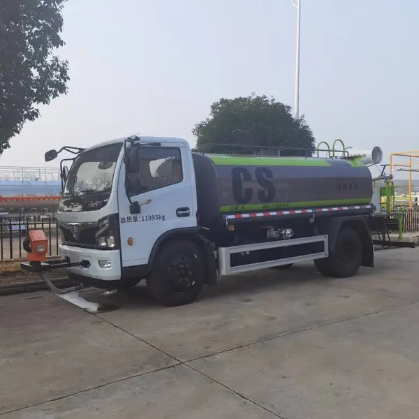 东风8吨9吨绿化喷洒车加装摇控水炮 楚胜牌洒水车加装雾炮