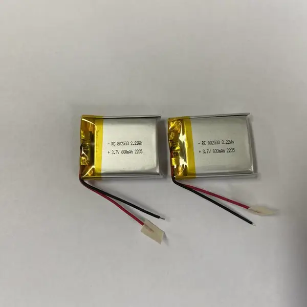 游戏手柄802530 3.7V 600mAh聚合物锂电池 KC认证电芯