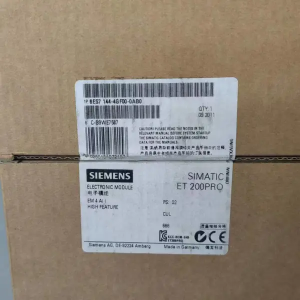 供应原装西门子 ET-200系列6ES7144-4GF01-0AB0 电子模块