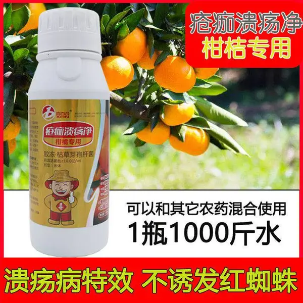 喜百农疮痂溃疡净生物杀菌治柑橘溃疡病腐烂砂皮病炭疽病生物药杀菌