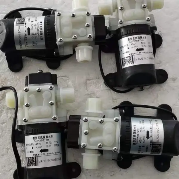 12v-45W高压洗车泵电动洗车器泵喷药泵清洗泵微型增压浇花泵