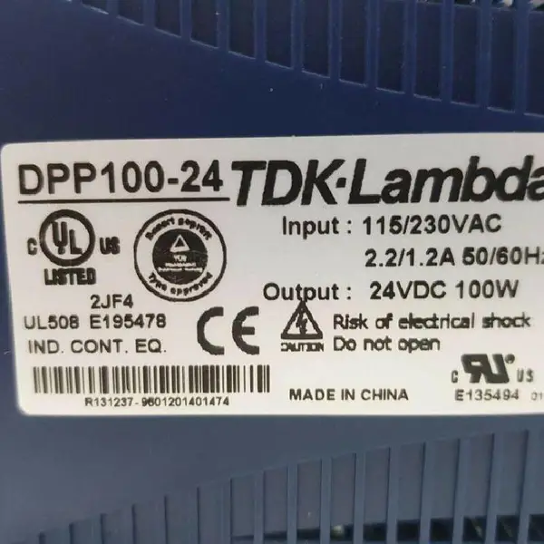 TDK-LAMBDA DPP100-24 24VDC 100W 开关电源 直流稳压电源