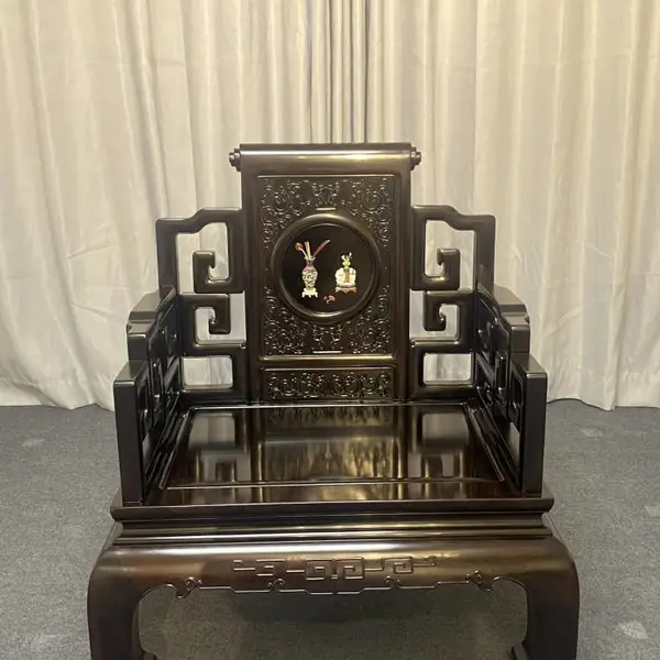 家居好品牌缅甸花梨家具沙发 餐桌条案华夏名琢紫光檀明清家具