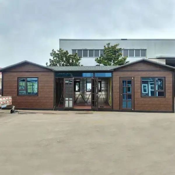户外岗亭休息室民宿景区街道特色小吃房食品街实木钢结构