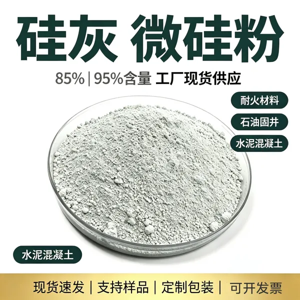 硅灰厂家水泥混凝土微硅粉85含量硅灰油天固井95含量硅灰