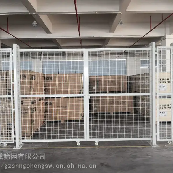 佛山仓库隔离网定做 工厂生产流水线分隔网 中山车间设备围栏网