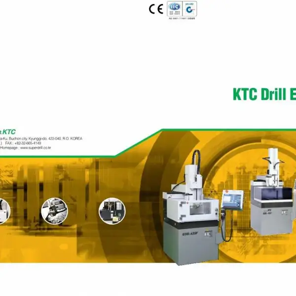 韩国KTC细孔放电加工机-打孔机-伟达集团