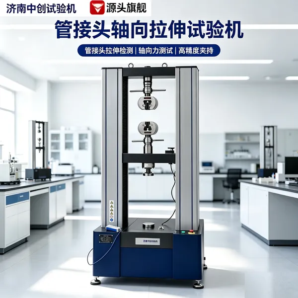 管接头轴向拉伸试验机 焊接管抗拉强度测试机 金属焊点拉力试验 机