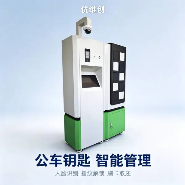优维创人脸识别政务公车智能钥匙柜车队派车钥匙管理rfid自动记录