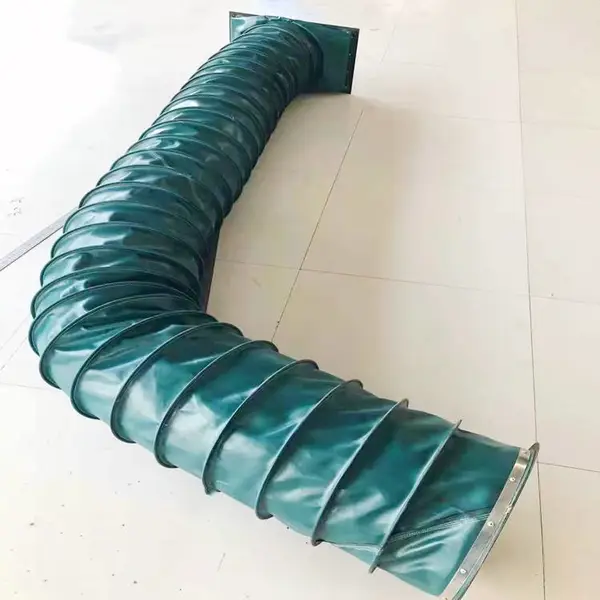 排烟排风帆布软连接耐腐蚀通风管水泥帆布袋