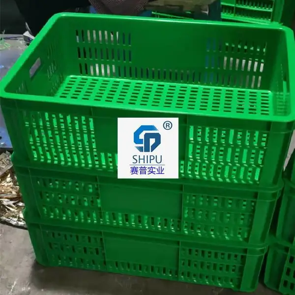 加厚PE塑料鸭苗筐3.2斤 采购塑胶周转筐可以印字