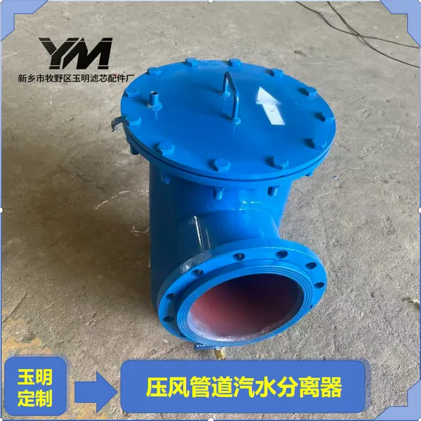 压风管道汽水分离器大流量主管道矿用压风汽水分离器