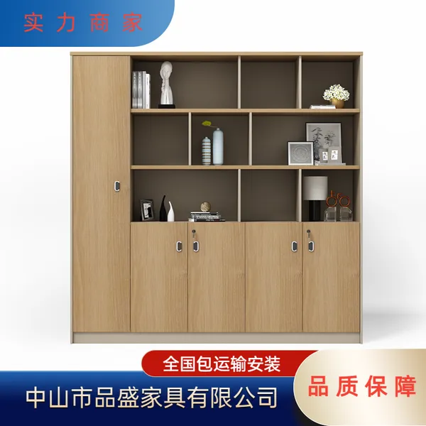 品盛办公家具简约现代文件柜书柜组合2门/3门按需定制