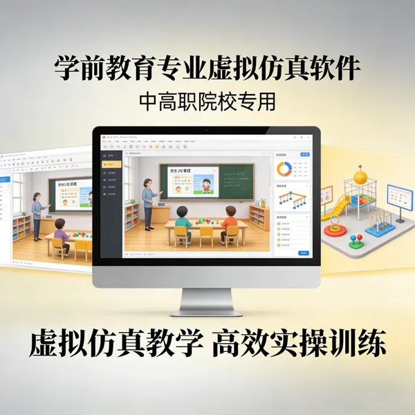 VR 学前教育虚拟仿真实训软件 中职高职幼儿教师实训教学系统