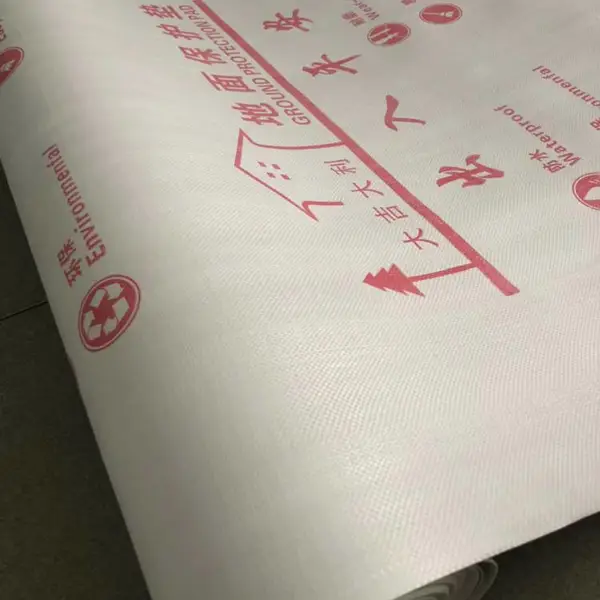 厂家直销(编织+EVA)装修地面保护膜 编织布EVA保护垫 成品保护防刮垫