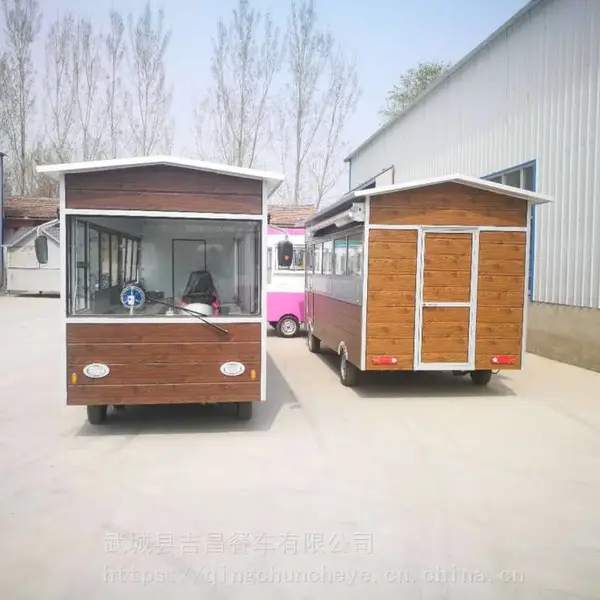 街景餐车,中巴士多功能小吃车餐车