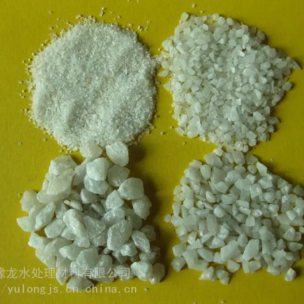 豫龙水处理滤池滤罐过滤层石英粉滤料量大***
