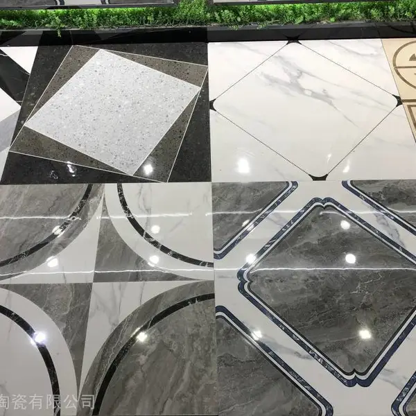 淄博瓷砖工厂供应通体大理石地拼花瓷砖800*800