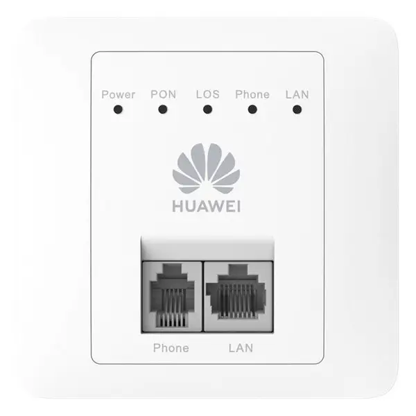 HUAWEI P670E GPON千兆光接入ONU面板式1GE 1POTS支持86电工盒安装